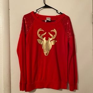 Red and Gold Rudolph shirt